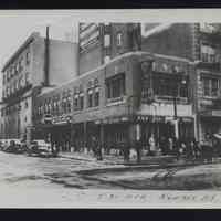 B&W photo of commercial building at 27 Central Avenue, Newark.