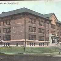 Postcard: High School, Bayonne, NJ