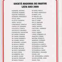          pg [3] Societa Madonna Dei Martiri Lista Soci 2009
   