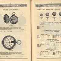          pp 69-70 Sight Compasses; Drawing Pins or Thumb Tacks
   