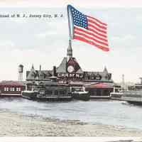 Postcard: Central RR, Jersey City, NJ