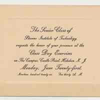          enclosure 1: Class Day invitation card
   