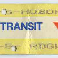 Ticket, transportation: NJ Transit, 10-trip commutation ticket between Hoboken & Ridgewood; purchased July 1, 1988.
