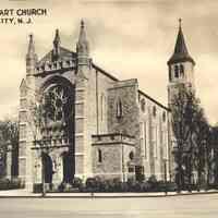 Postcard: Sacred Heart Church, Jersey City, NJ