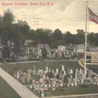 Postcard: Bayview Cemetery, Jersey City, NJ