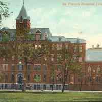 Postcard: St. Francis Hospital, Jersey City, NJ