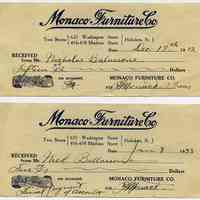          Receipts, 2; one 1932, one 1933
   