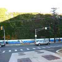 Twelve digital color images of the Maxwell House Coffee plant site, Building Eight with vines on Hudson Street facade, Hoboken, October 2004.