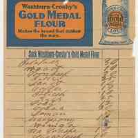 Bill for groceries from A.H. Brandt, Fancy Groceries, Etc., 532 Washington St., Hoboken, July 7(?), 1905.