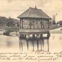 Postcard: Lafayette Park, Jersey City, NJ