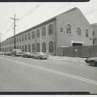 B+W photo of buildings, interiors and exteriors, of the Bethlehem Steel Shipyard, Hoboken Division, no date (ca 1990.)