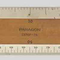 Paragon 1376P-15 drafting scale made by Keuffel & Esser Co., n.d., ca.1950-1960.