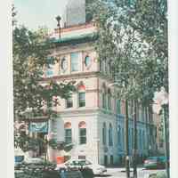 Gallagher Postcard: #3. Hoboken Public Library on 5th & Park Ave. Photo by Brian Gallagher.