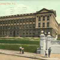 Postcard: Dickinson High School, Jersey City, NJ