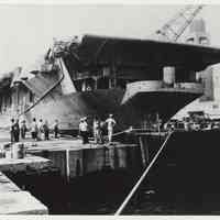          photo 2: floating gate; Intrepid port side & stern
   