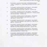           Index Large Format Documentation Photos pg 2 of 2
   