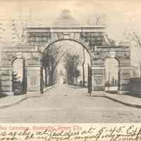 Postcard: New York Bay Cemetery, Jersey City, NJ