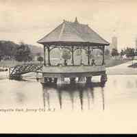 Postcard: Lafayette Park, Jersey City, NJ