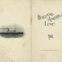 Passenger list: S.S. Amsterdam, Holland America Line, New York to Rotterdam, Sat., Dec. 16, 1899.