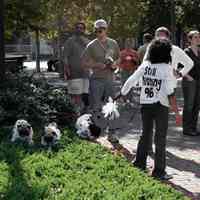 Digital color image of the 2004 Hoboken Pet Parade, along the Hoboken Waterfront, Sunday, September 26, 2004.