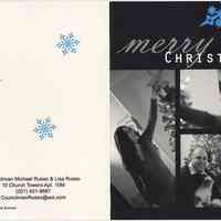 Greeting card: Merry Christmas; Michael & Lisa Russo, 2010.