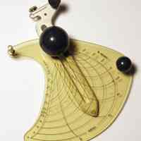          top view scriber assembled with a typical setting
   