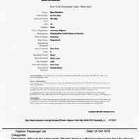          Friedrich Max Straube, Media Item: Passenger List 1879
   