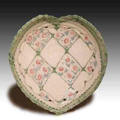 Quilted Heart Platter