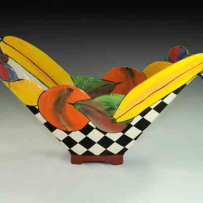 Checkered Fruit Bowl