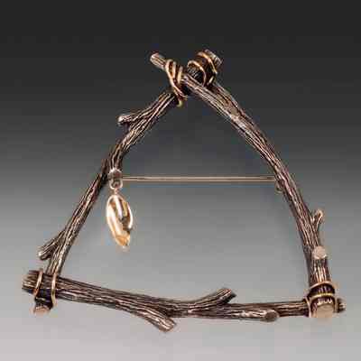 Twig Brooch