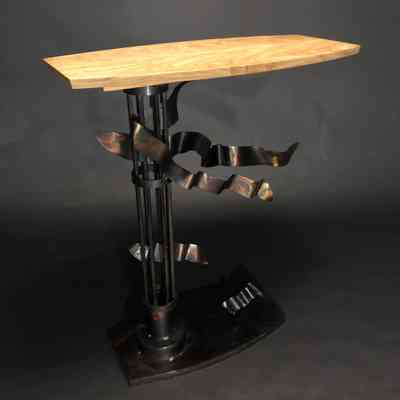 Ribbon Ripple Hall Table
