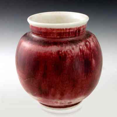 Copper Red Ceramic Bowl
