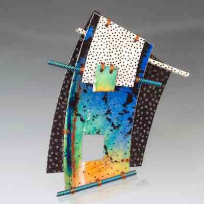 Blue Brooch