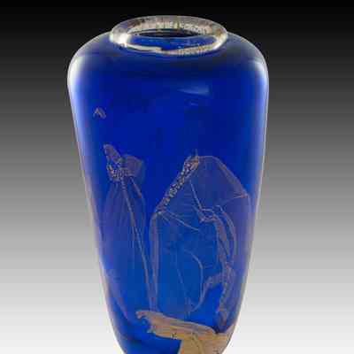Gold Leaf Vase