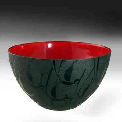 Copper & Enamel Bowl