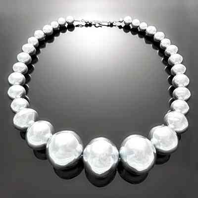 Sterling Silver Pearl Necklace