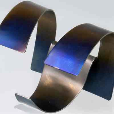 Titanium Fold-over Bracelet