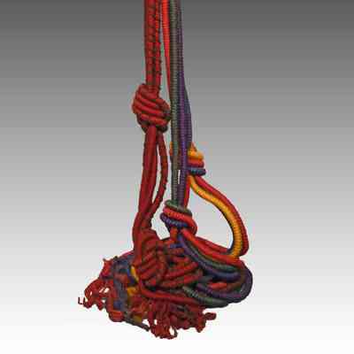 Wrapped jute rope hanging