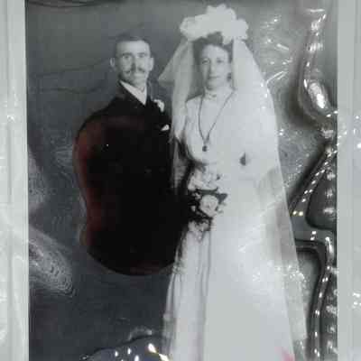 Wedding photo of Mary and Joseph Holt