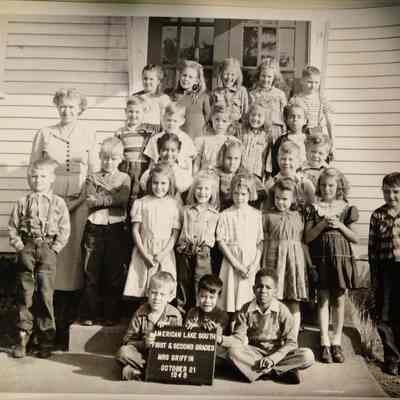 American Lake South, First & Second Grades, Mrs. Griffin, October 21 1949