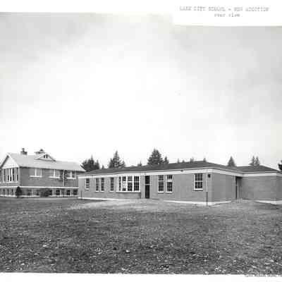 Lake City School New addition rear view