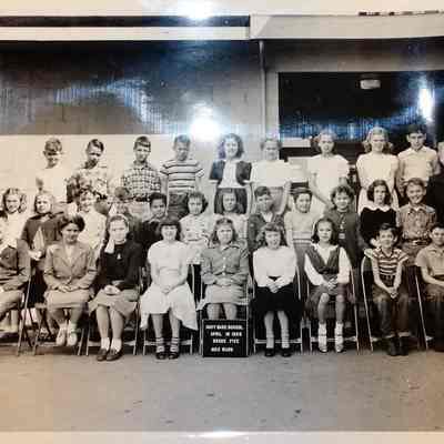 Navy Base School 1950, Grade 5, Mrs. Ward