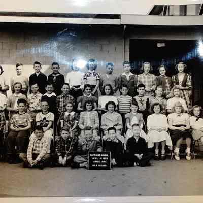 Navy Base School 1950, Grade 5, Mrs. Artman