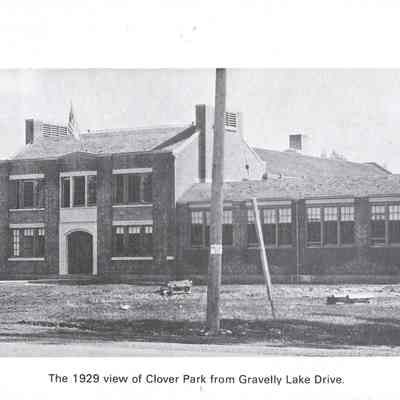 The 1929 view of Clover Park from Gravelly Lake
