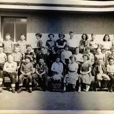 Navy Base School 1950, Grade 6, Mrs. Dellplain