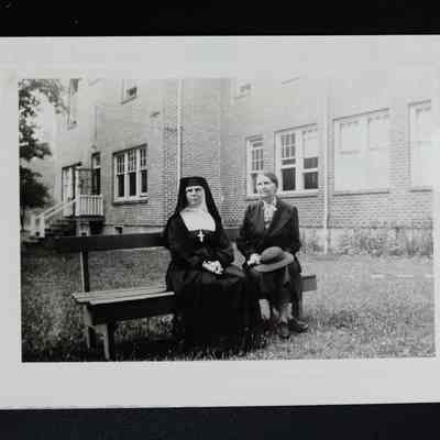 Sister Mary Anna with unidentified woman