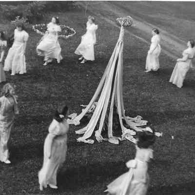 May Pole dance begins
