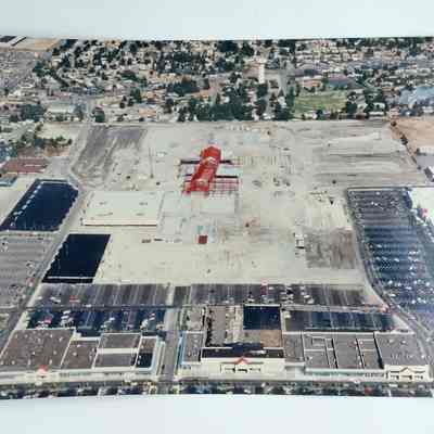 Ariel shot of Lakewood Mall under construction
