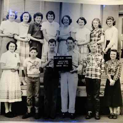 Navy Base School, May 8 1950, Grade 7th Honor Roll