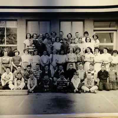 Photo Navy Base School, May 8 1950 Student Council, MISS Fish